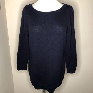 Talbots Sweater With Anchor Detail On Front